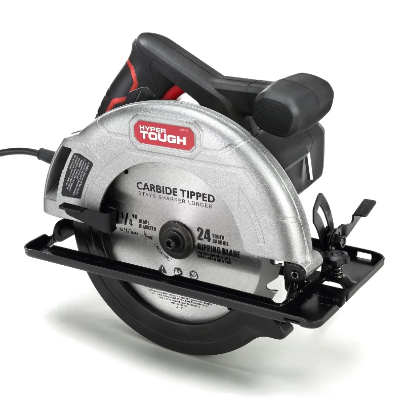12 Amp Corded 7-1/4 inch Circular Saw with Steel Plate Shoe,