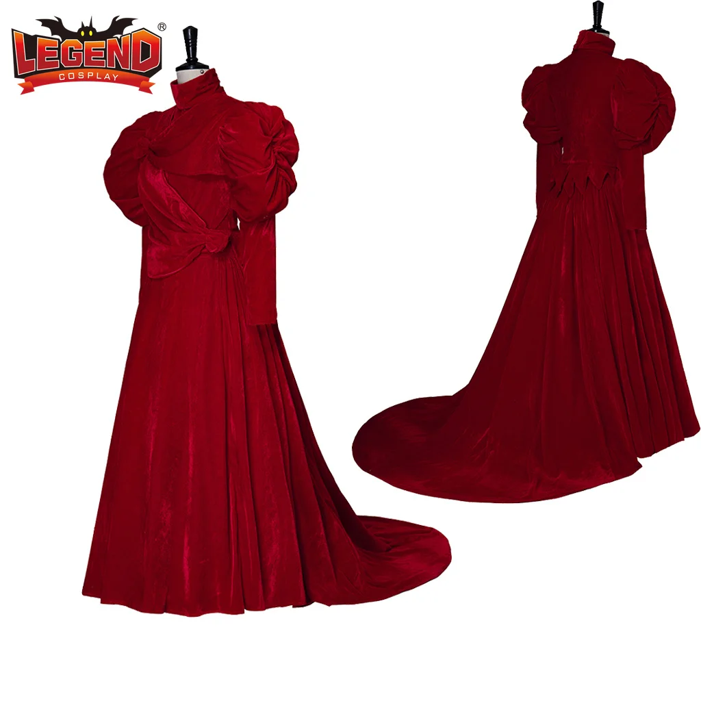 

Костюм в викторианском стиле эдвардиана исторические платья 1890s, платье для дня рождения, красное бархатное платье в викторианском стиле, платье для плавания, бальное платье, вечернее платье
