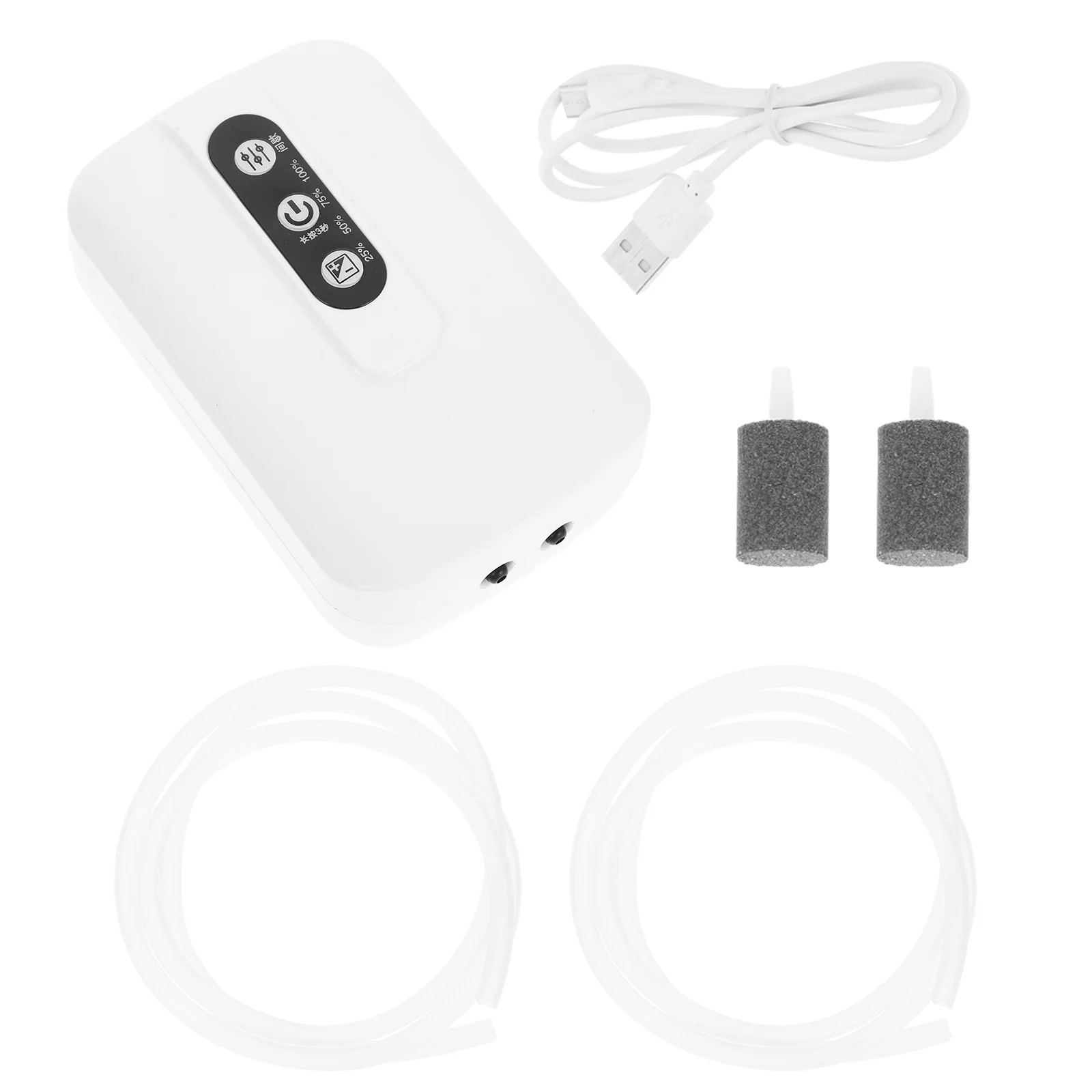 Портативный кислородный насос с пузырьками для аквариумов аэратор аквариума