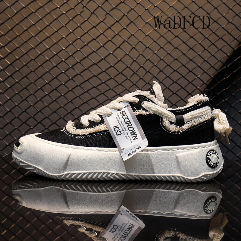 

Кроссовки мужские на мягкой подошве, дышащие, кожа и холст, для бега