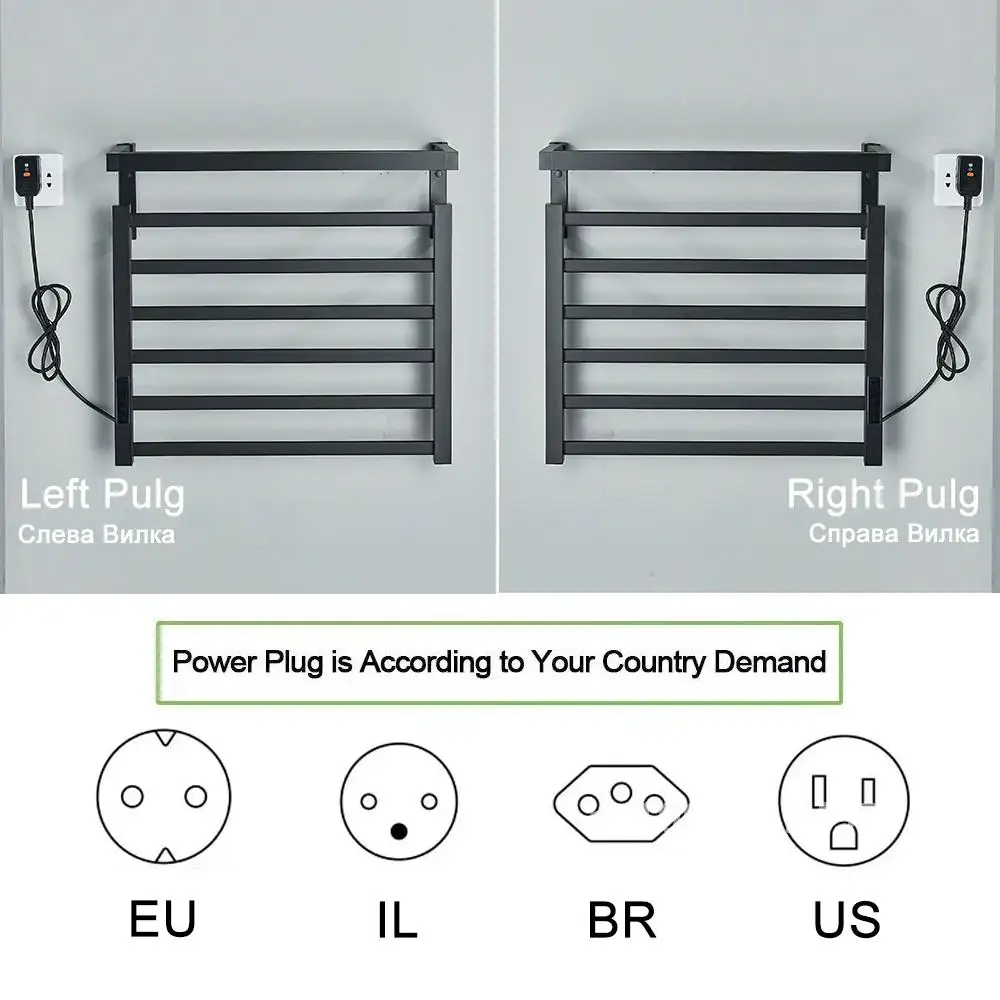 Ванная комната Touch Digita электрическая вешалка для полотенец термостатический