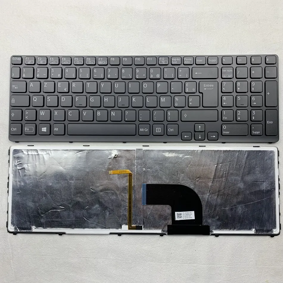 

French Backlit Laptop Keyboard for Sony VAIO SVE151 SVE 151 Series SVE1511A1E SVE15111EA sve151e11t sve1511 sve1512 FR Azerty