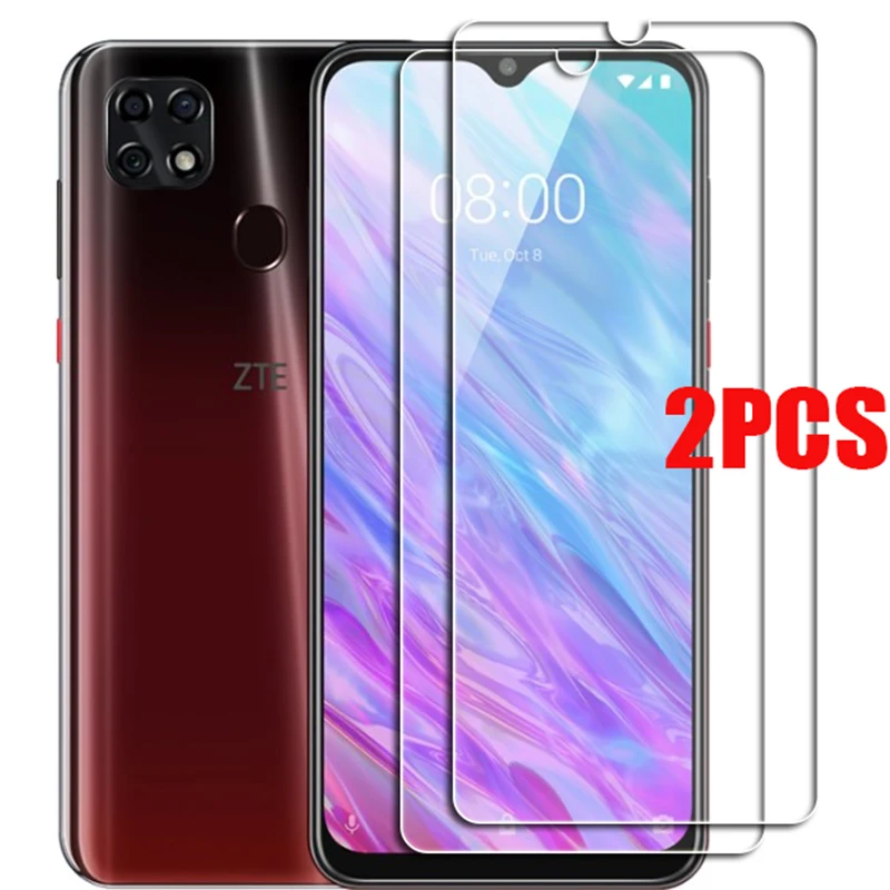 

2PCS FOR ZTE Blade A3 A5 A7 2020 2019 Tempered Glass Protective on ZTE Blade 20 Smart V10 Vita Screen Protector Glass Film Cover