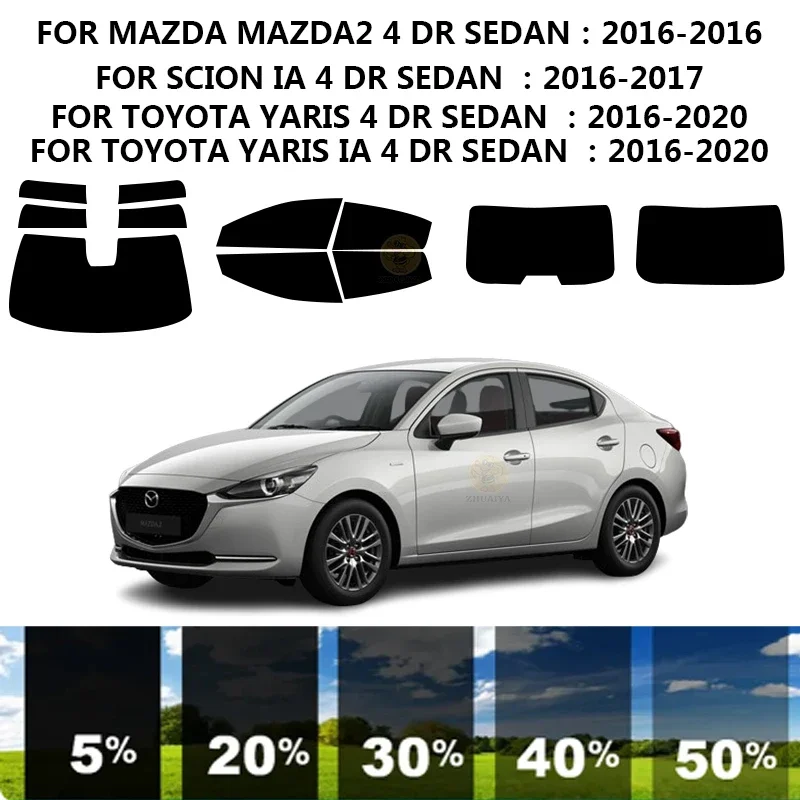 

Нанокерамическая Автомобильная УФ-пленка Precut для окон, автомобильная оконная пленка для MAZDA MAZDA2 4 DR SEDAN 2016-2016