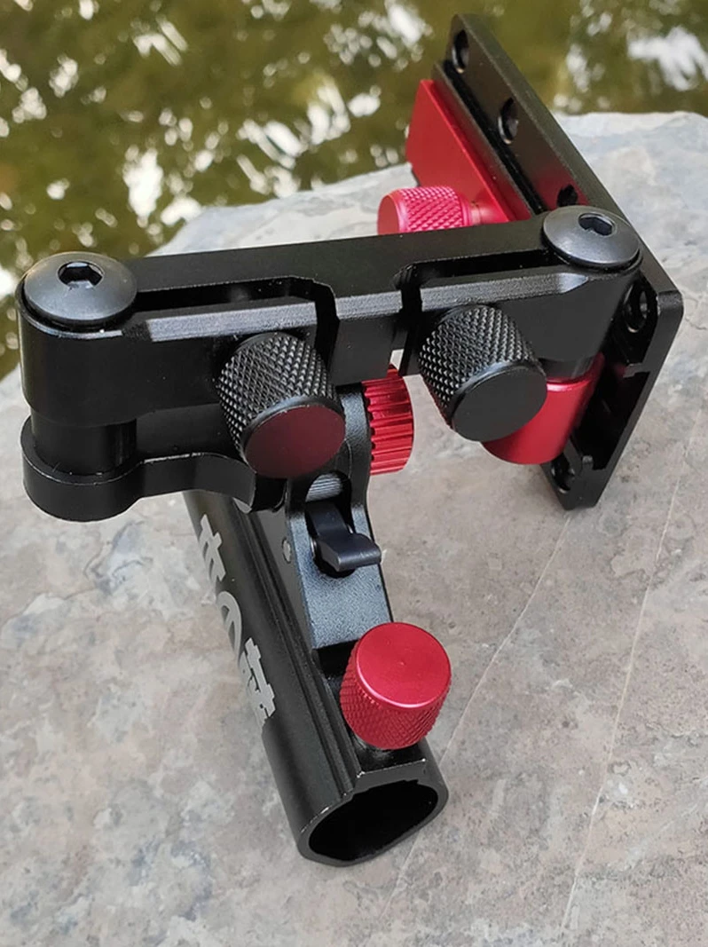 

Fishing box turret accessories corner bracket special left-hand and right-hand universal rotating frame seat thickened large