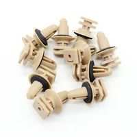 10pcs nylon clip for bmw 51477117532 trims on sill door entrance plastic clips fits into 10mm hole car accessory