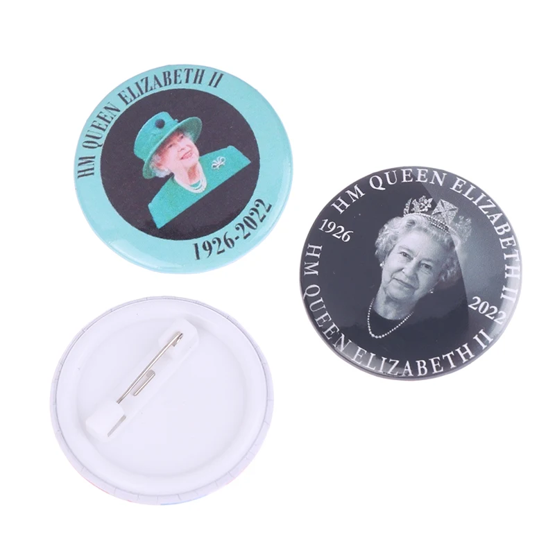 

1 шт., значки королевы Елизаветы II, значки, броши, металлические значки для украшения одежды и рюкзака