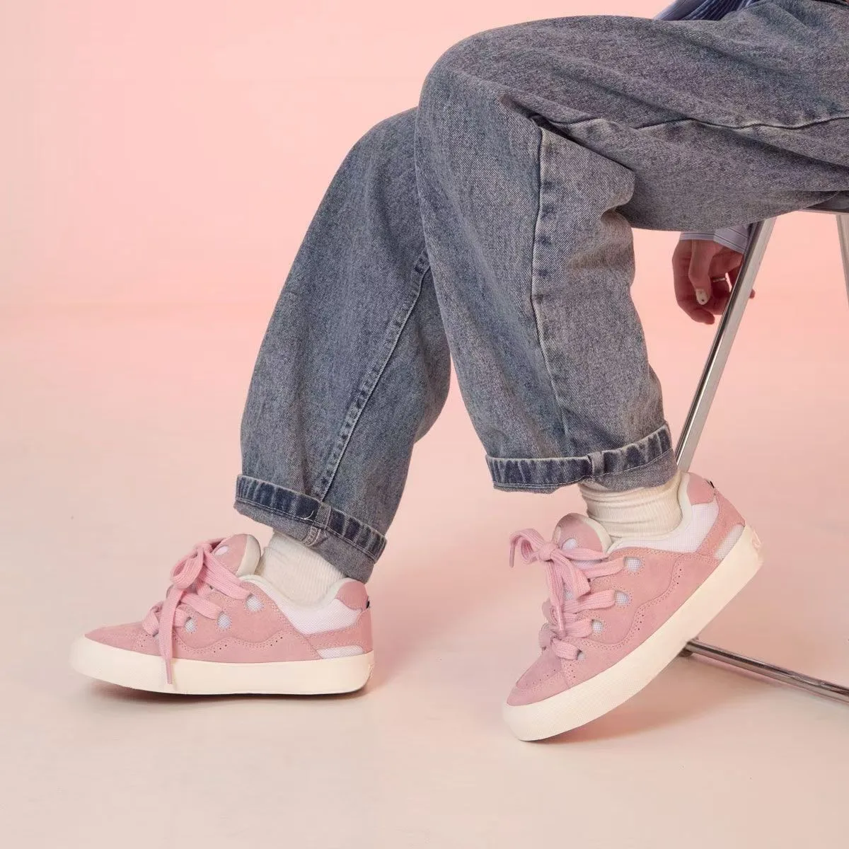 Женские кроссовки для скейтборда универсальные удобные с низким верхом