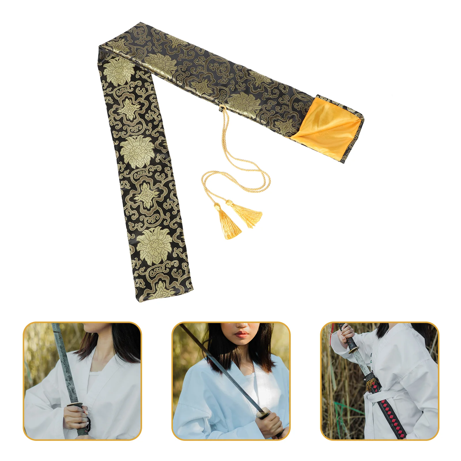 

Swords Cover Carrying Bag Store Bags Swords Receive Bag Carrying Case Silk Sword Bag Tachi Swords Case