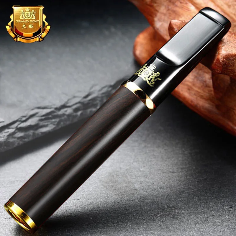 

Ebony solid wood cigarette holder filter circulation type men's cigarette filter