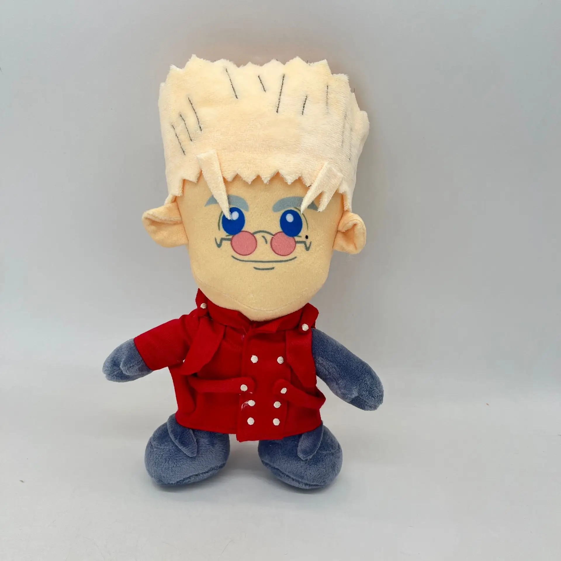 

25 см аниме Vash The Stampede Косплей плюшевый тригун костюм реквизит плюшевая кукла игрушка Хэллоуин Карнавал фотореквизит подарки для детей