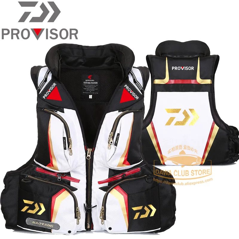 

Daiwa Fishing Life Jacket Night Reflected Life Vest Multi-function Buoyancy Life Vest 120Kg Life Jacket