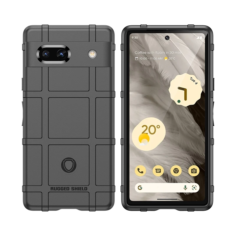 

For Google Pixel 7A 7 Pro 6 6A 6 Pro Rugged Shield Bumper Case Protective Shell TPU Shockproof Phone Cover