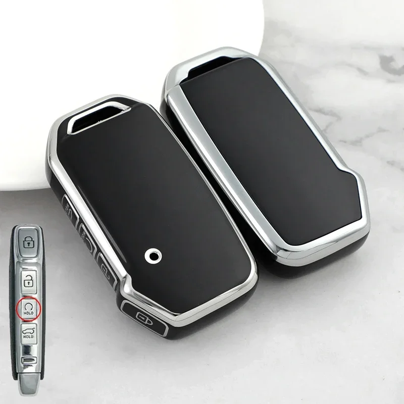 

Для Kia Telluride SX 2021 Sportage R 2022 K5 GT Line 2021 Seltos 2020 TPU 4 5 кнопок Автомобильный Дистанционный ключ