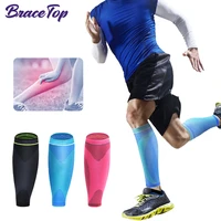 bracetop running athletics compression sleeves leg calf shin splint knee pad protection sport safety unisex for cycling training