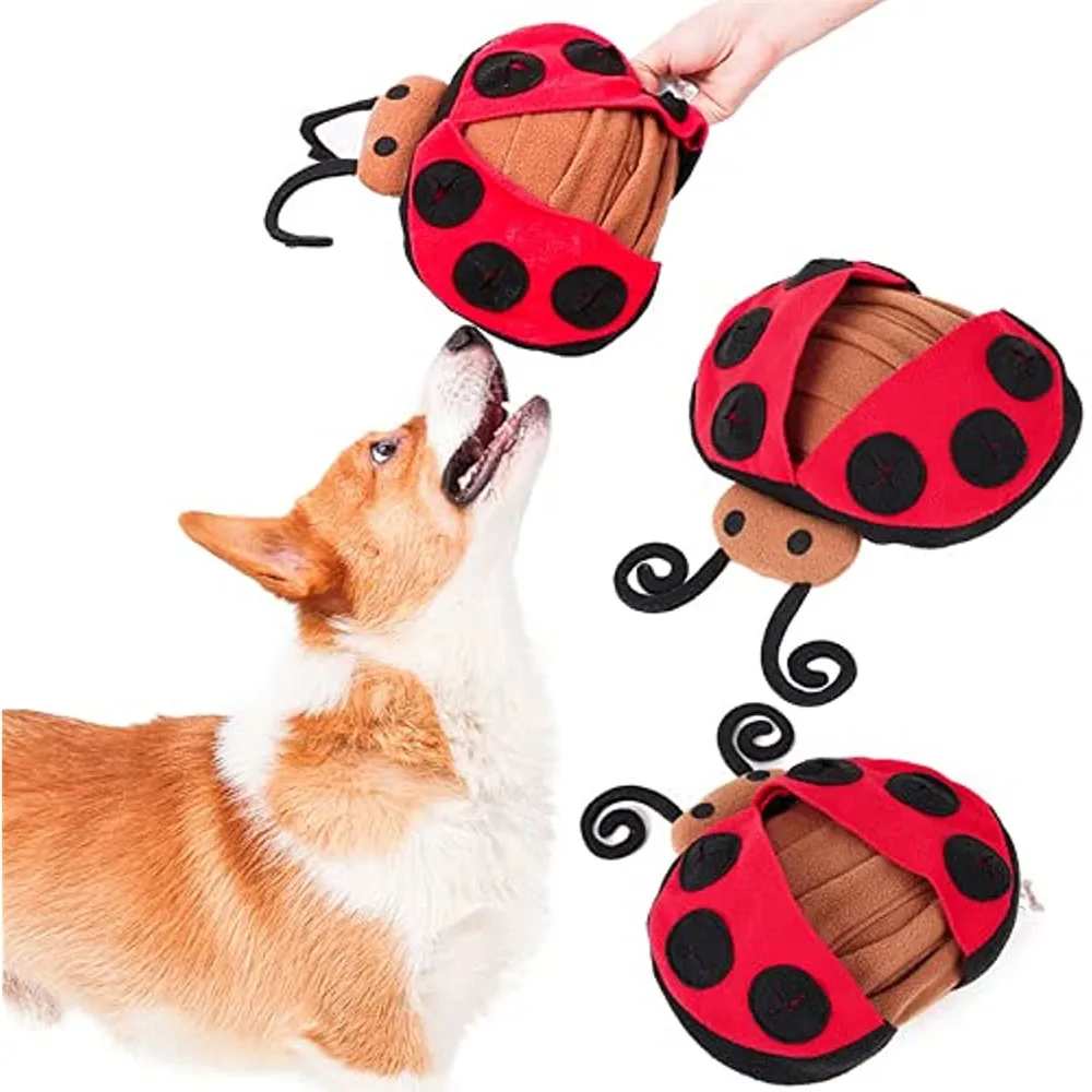 

Интерактивная игрушка для собак, игрушка для дозирования табака, мягкая жевательная игрушка для обучения IQ для щенка, милое одеяло для прорезывания зубов для маленьких и средних собак