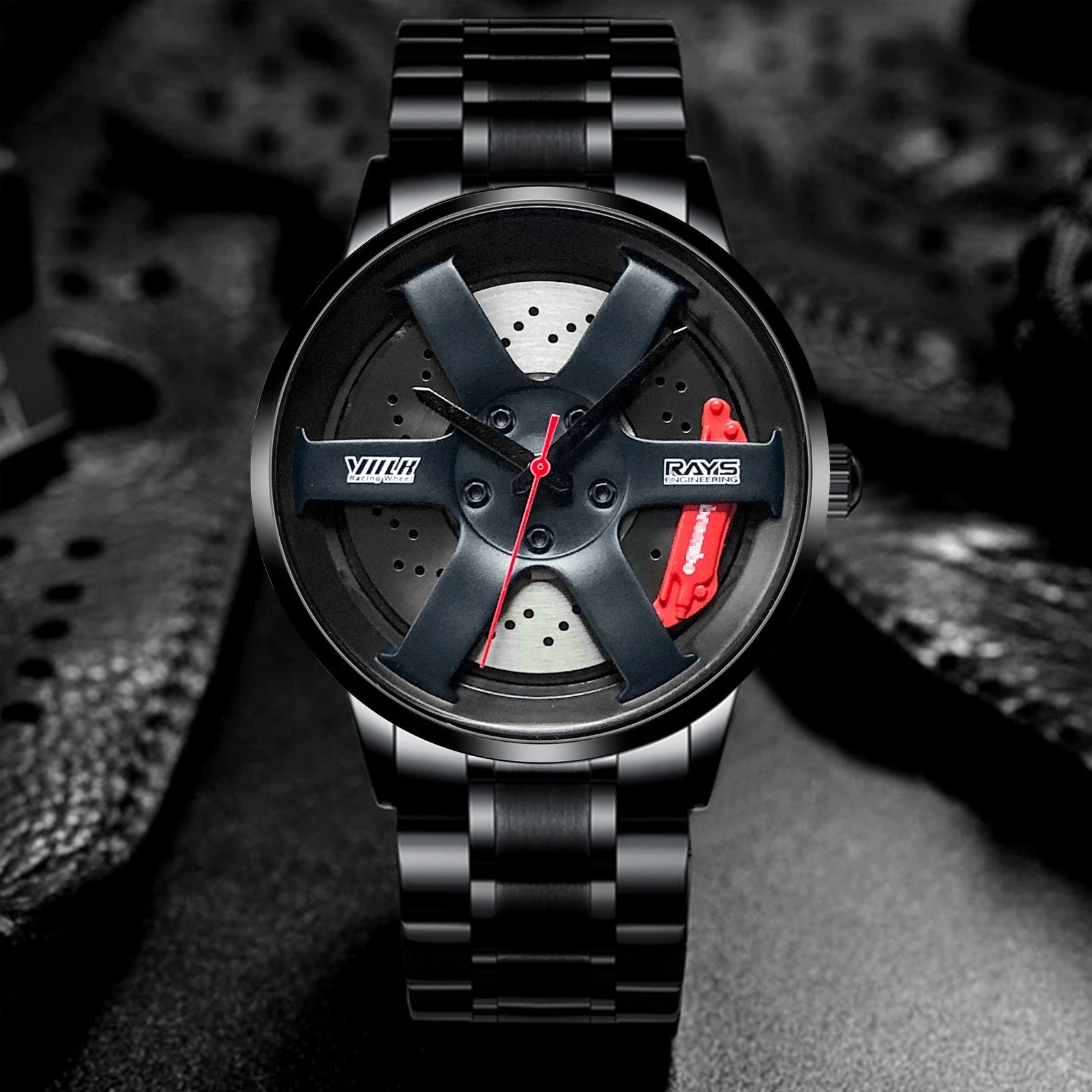 

Часы наручные мужские Кварцевые водонепроницаемые из нержавеющей стали