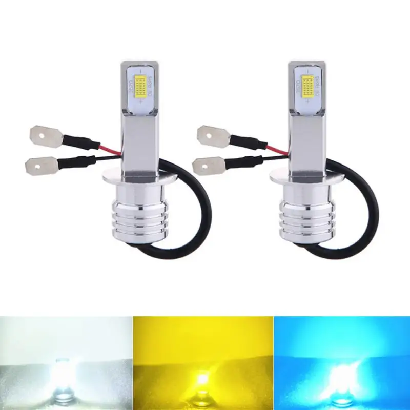 

2* Auto Headlights 40W 4000lm 6000K Ultra long Working Time Bright H1 LED Headlight Bulbs Kit High/Low Beam Fog Light for Car