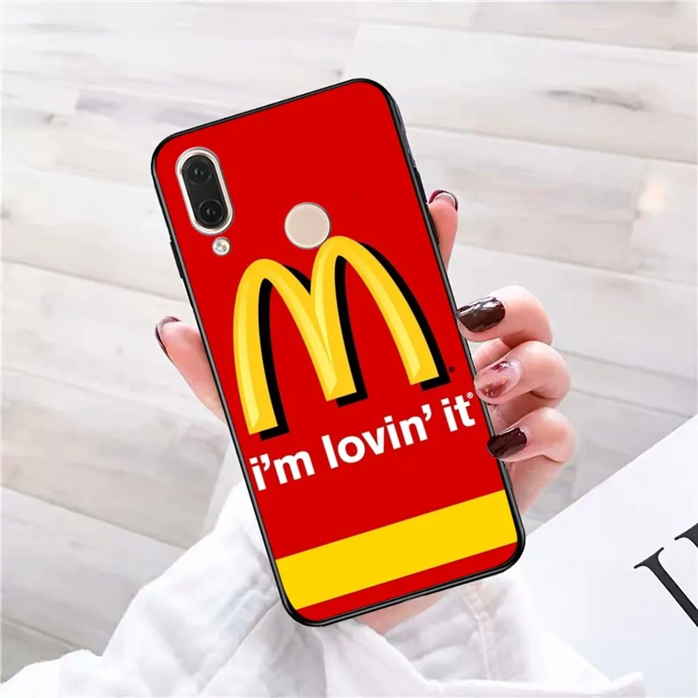 Модный чехол для телефона M-McDonalds Redmi 5 6 7 8 9 10 Plus Pro A GO K20 K30 K40 F3 Fundas