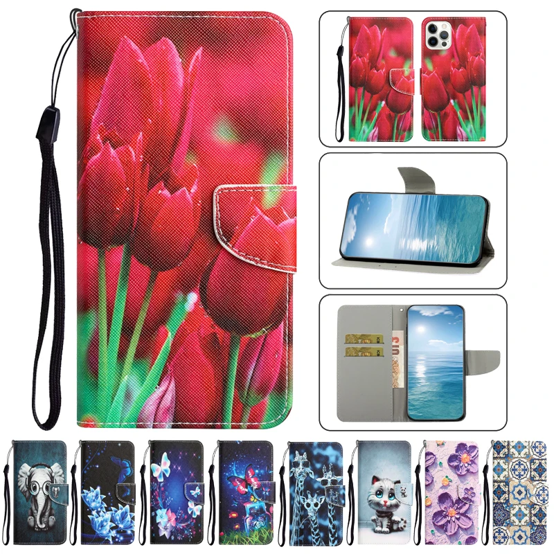 

Кожаный чехол-книжка для Samsung Galaxy A23 A33 A13 SMA137 A53 A73 5G A23e A23s A03 Core, защитные чехлы-бумажники для телефона