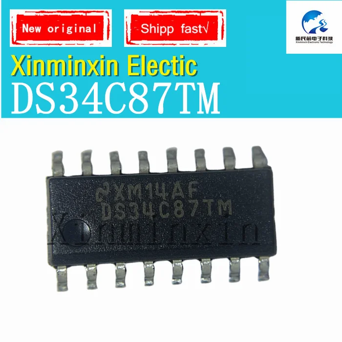 

Новый оригинальный IC-чип DS34C87TM DS34C87TMX DS34C87TMX/NOPB, 10 шт./партия