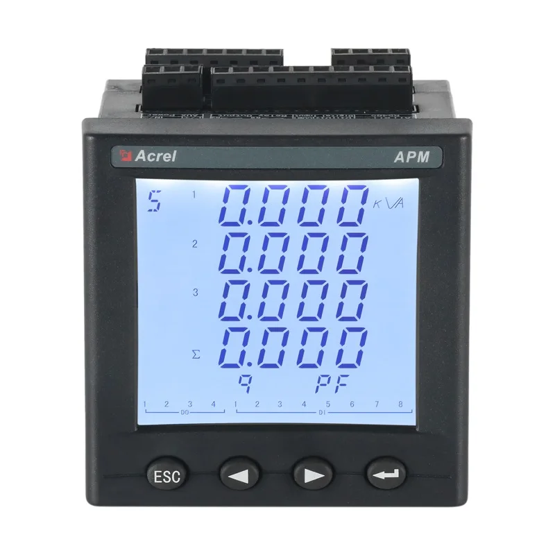 

ACREL APM810 3P4W 2-63 Time Harmonics Multifunction Energy Meter AC100V 110V 400V 690V with RS485 Communication and 0.5S Class