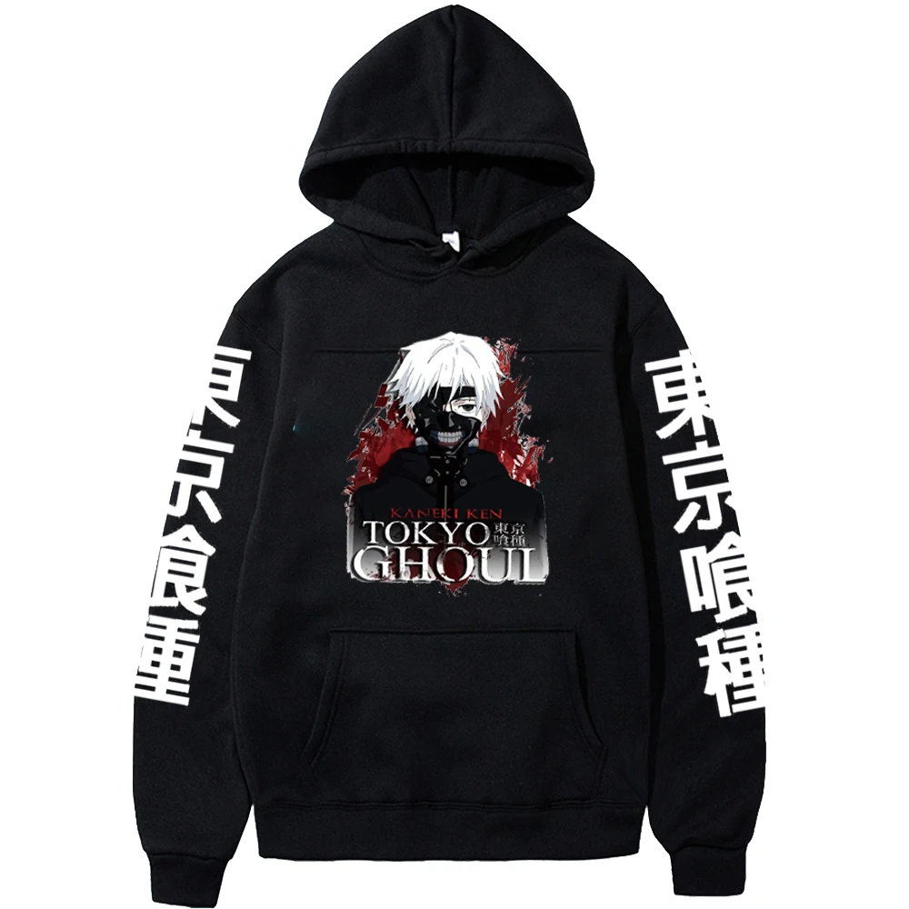 

Оригинальные толстовки с аниме Токийский Гуль с принтом толстовки с капюшоном пуловер для косплея топы для мужчин и женщин