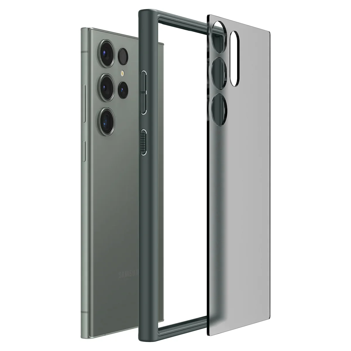 Spigen Ultra Hybrid  New Color Scheme PC Panel Case For Samsung Galaxy S23 Ultra 6.8