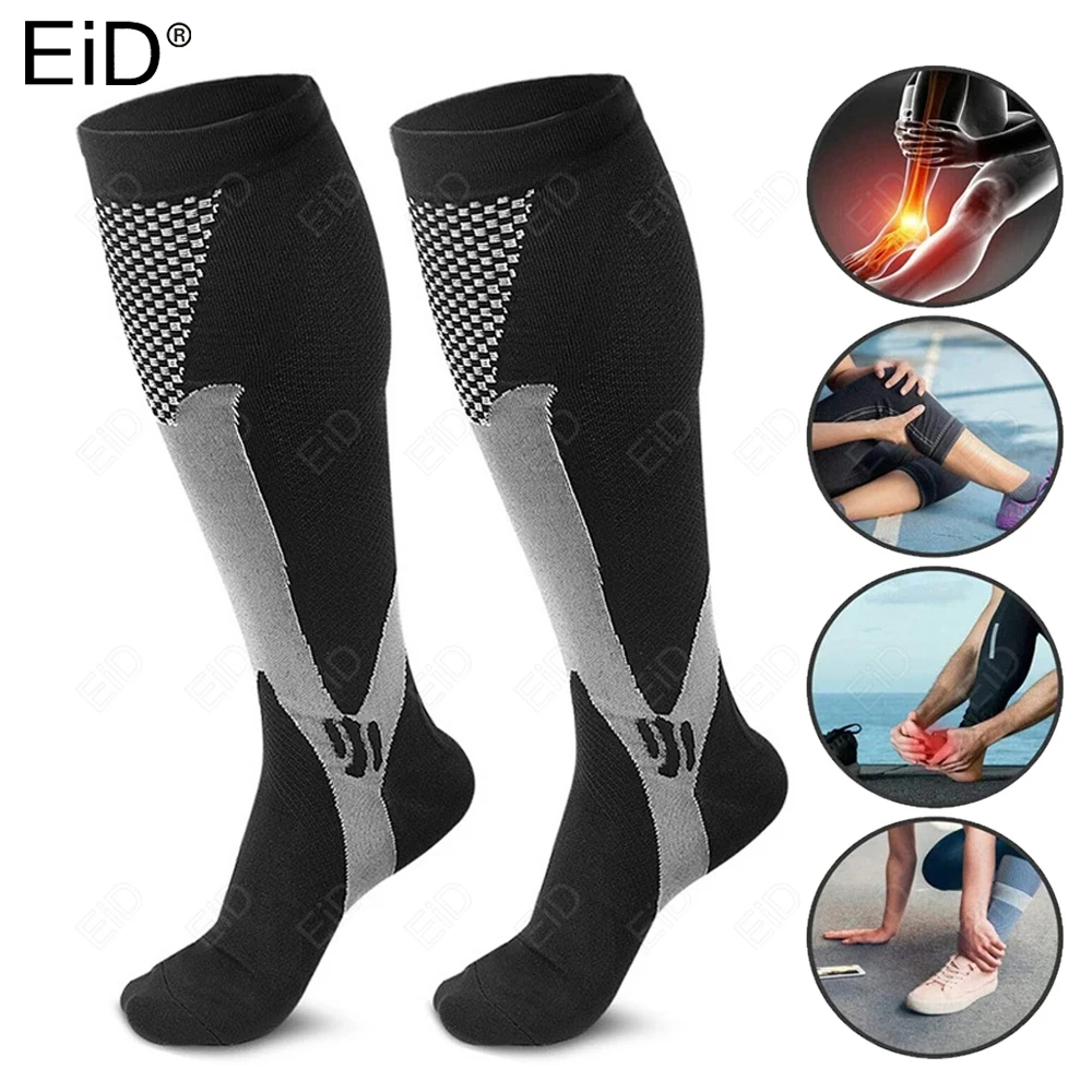 Compression Stockings Blood Circulation Promotion Slimming Varicose Veins Socks Nursing Stockings Anti-Fatigue Golf Sport Socks