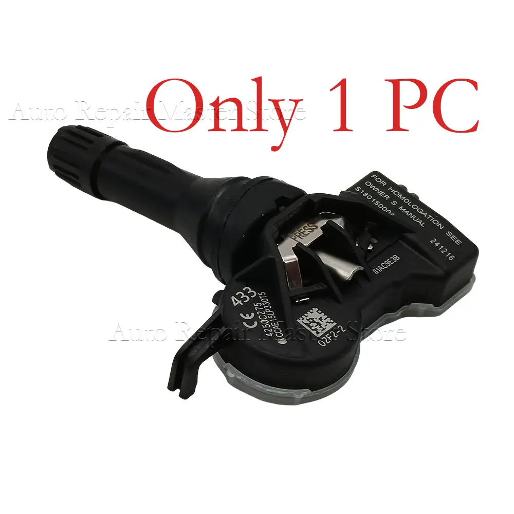 

1/4 шт. 433 МГц датчик давления в шинах TPMS 4250C275 S 180150004 ДЛЯ Mitsubishi PAJERO SPORT III 2014-2025