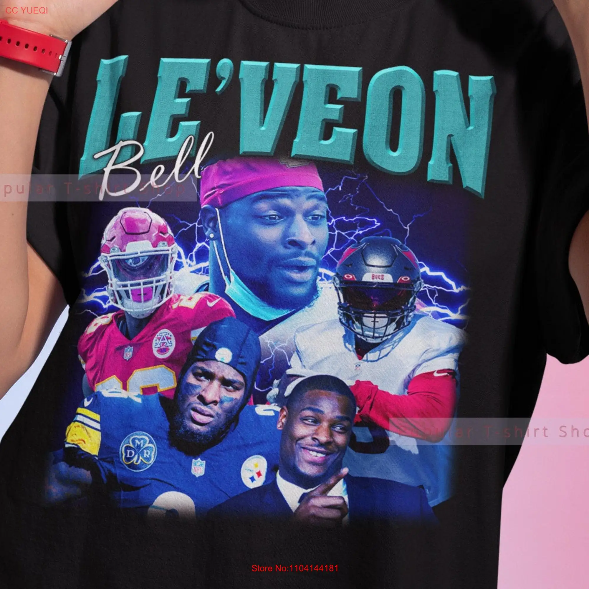 Винтажная Футболка Le'Veon Bell для него и ее пота экспресс-доставка доступны