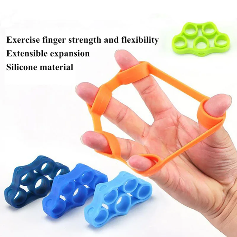 

Finger Gripper Strength Trainer Resistance Bands Hand Grip Wrist Trainer Yoga Stretcher Wrist Exercise Fitness Equipment