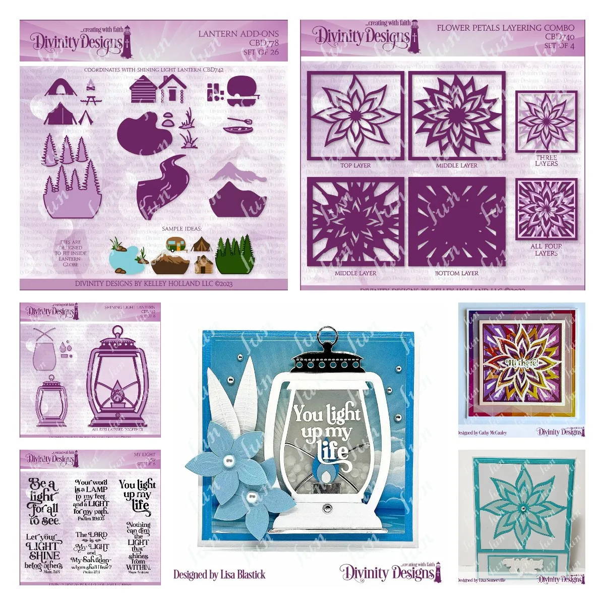 

Sentiment Stamps and Cutting Dies Lantern Flower Die Molds Decoration Embossing Template Diy Greeting Card Scrapbooking Crafts