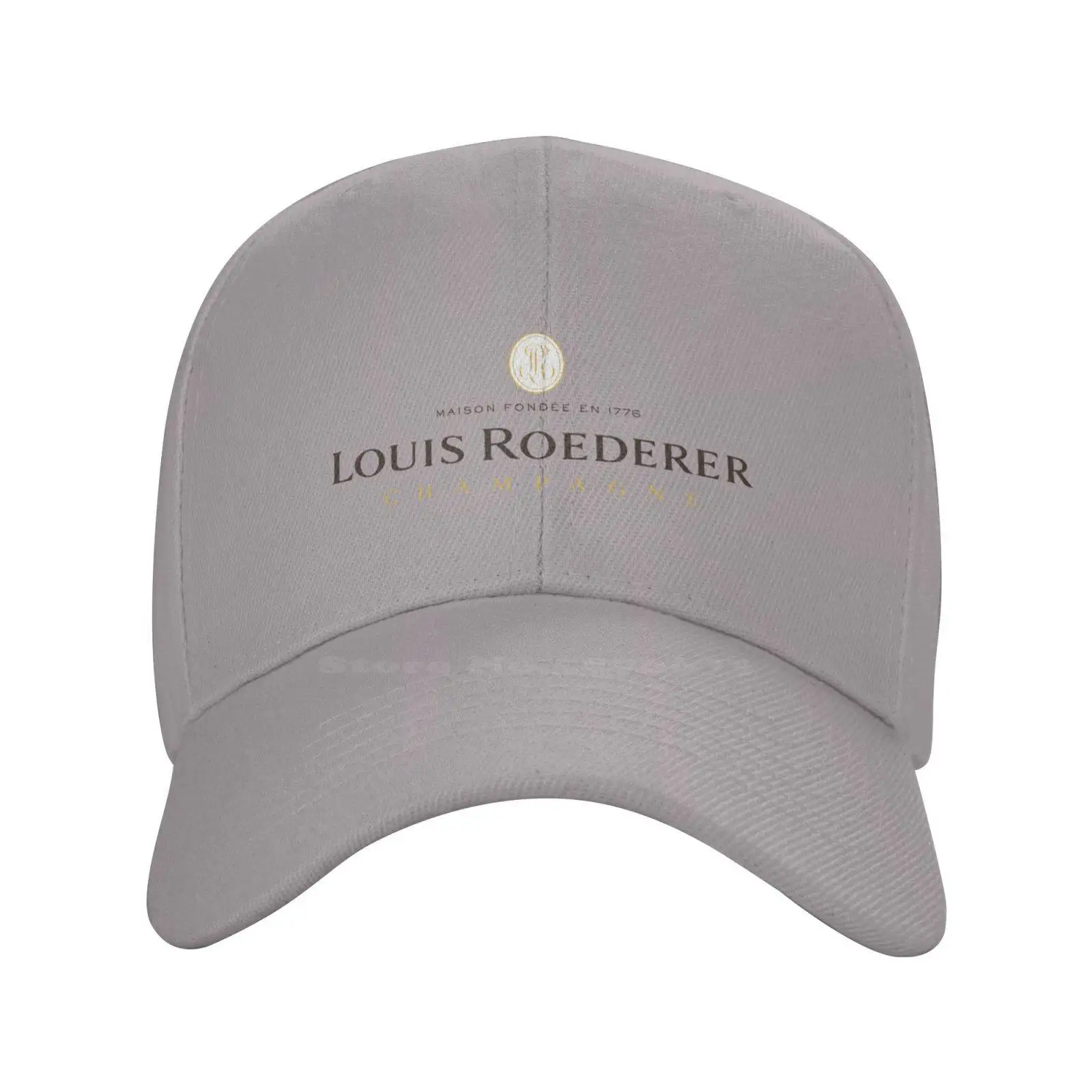 Модная качественная джинсовая бейсболка с логотипом Louis Roederer