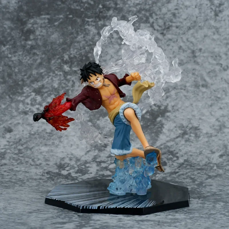 

Combat Series Fire Fist Luffy Figure Model Bag Gift Car Ornament