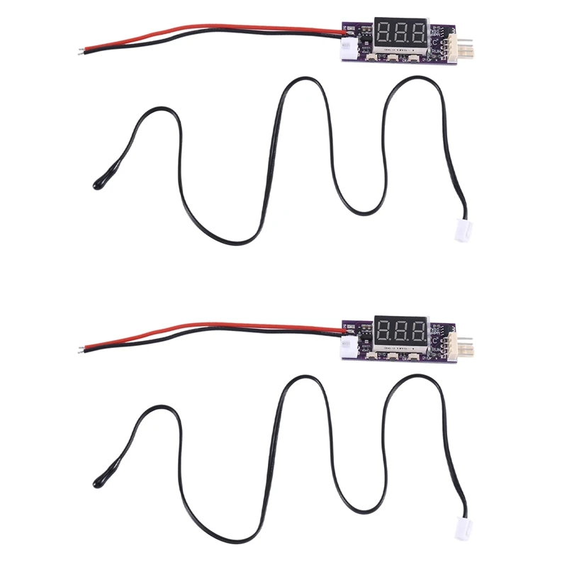 

2X DC 12V Mini 4 Wire PWM Fan Temperature Control Governor Temperature Speed Digital Display Support 3A Fan