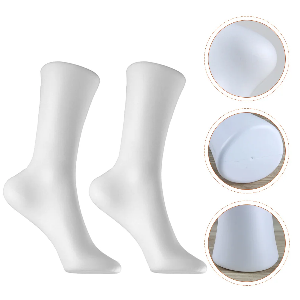

Mannequin Foot Model Display Sock Shoes Feet Socks Stand Support Ankle Fake Bracelet Plastic Female Short Stocking Holder Woman