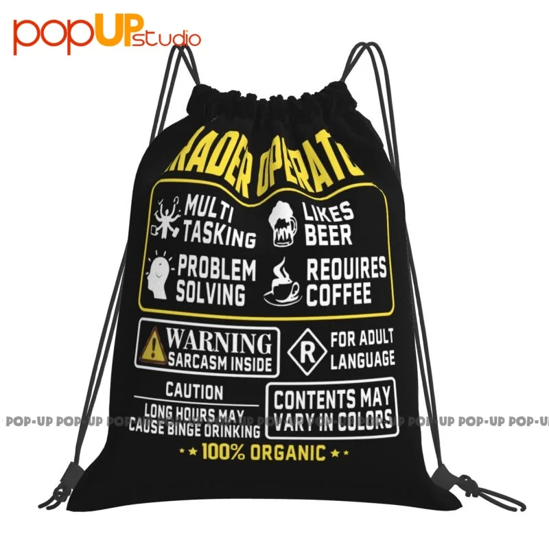 Состав грейдера может варьироваться в цвете Предупреждение Sarcasm внутри 100 органических сумок на шнурке, сумка для спортзала, гимнастического зала