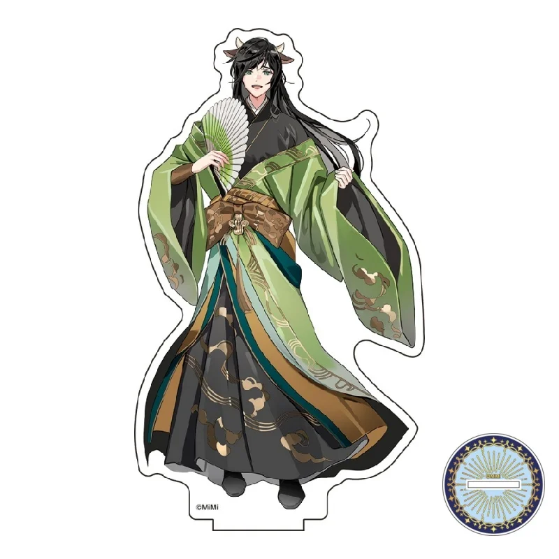 Фото ГОРЯЧАЯ аниме MO DAO ZU SHI акриловая подставка модель реквизит для косплея Wei Wuxian Lan Wangji 15 см орнамент игрушка для настольных подарков аксессуары №2