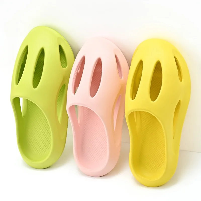 Women Slides Fashion Hollow Design Leisure Women Slippers Outdoor Anti-slip Sandals Bathroom 2023 Summer New Woman Shoes