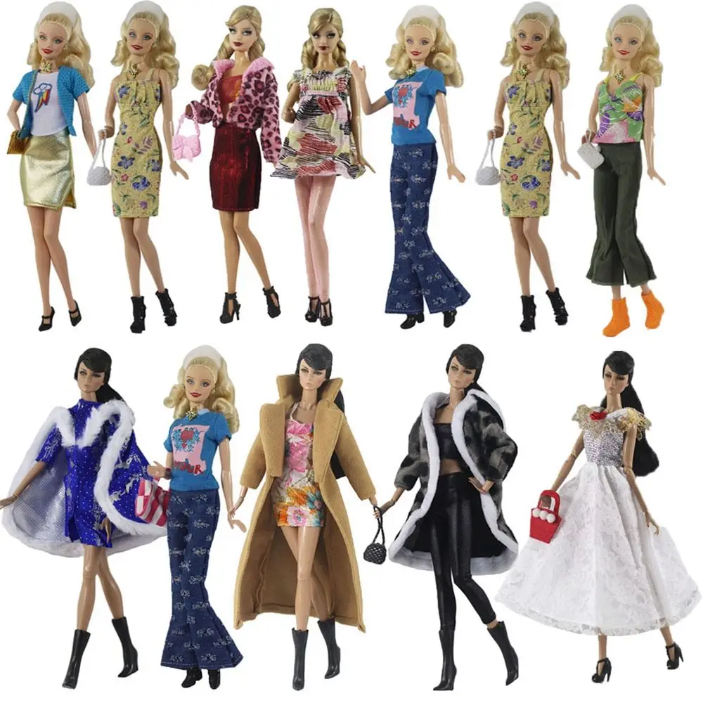 

Multi-styles 11.5" Casual Wears Kids Toys Doll Coats Jeans Leather Pants Shorts Clothes Accessories Dolls Trousers
