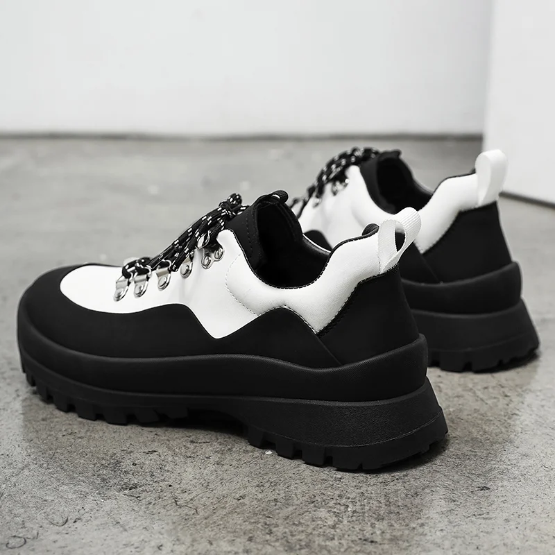 Весенне-осенняя вулканизированная обувь мужские кроссовки на платформе