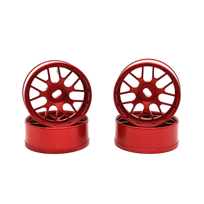 

for RC01 WLtoys MINI Mosquito Car Upgrade Spare Parts for Jingshang RC Car, 22.5mm Front Width and Rear Narrow Metal Wheels US