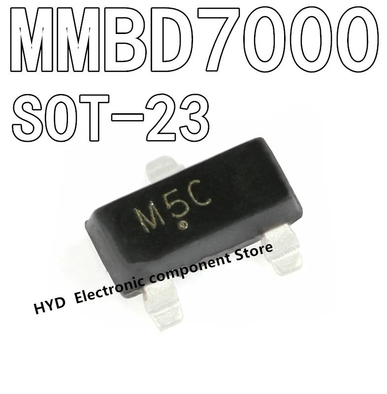 

50PCS patch triode MMBD7000 M5C MMBD7000LT1G SOT23