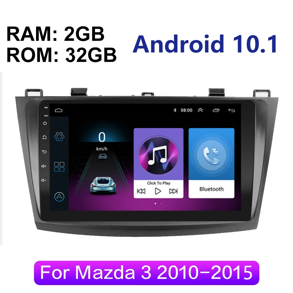 

Android 10.1 2 Din Car Radio multimedia video player For Mazda 3 2011 2012 2013 2014 2015 navigation GPS audio 2din no dvd