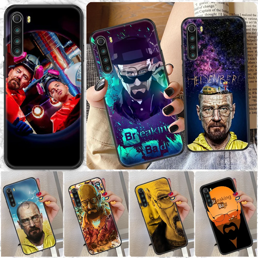Heisenberg Breaking Bad Чехол для телефона Xiaomi Redmi Note 7 8 9 10 7A 8T 9A 9T 9S 10S Pro черный рисунок премиум TPU задняя мягкая оболочка.
