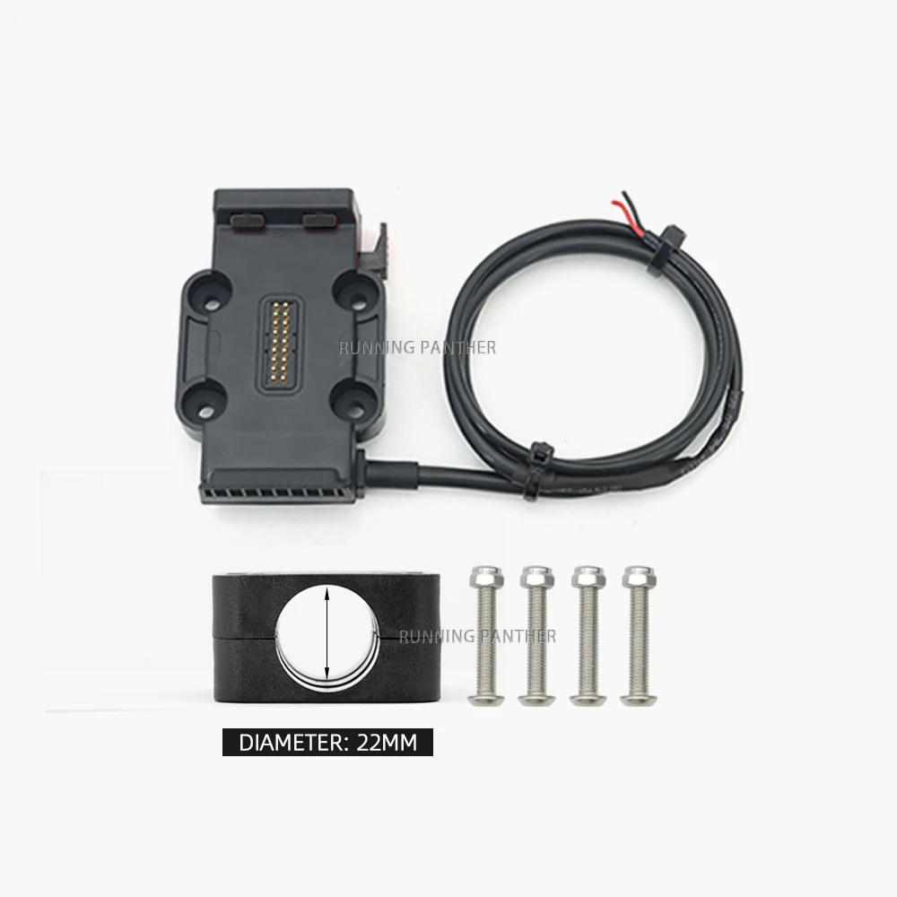 

Навигационный кронштейн для телефона, источник питания, беспроводная зарядка, 12 мм/16 мм/22 мм, основание рулонной планки для BMW R1250GS ADV R1200GS S1000XR