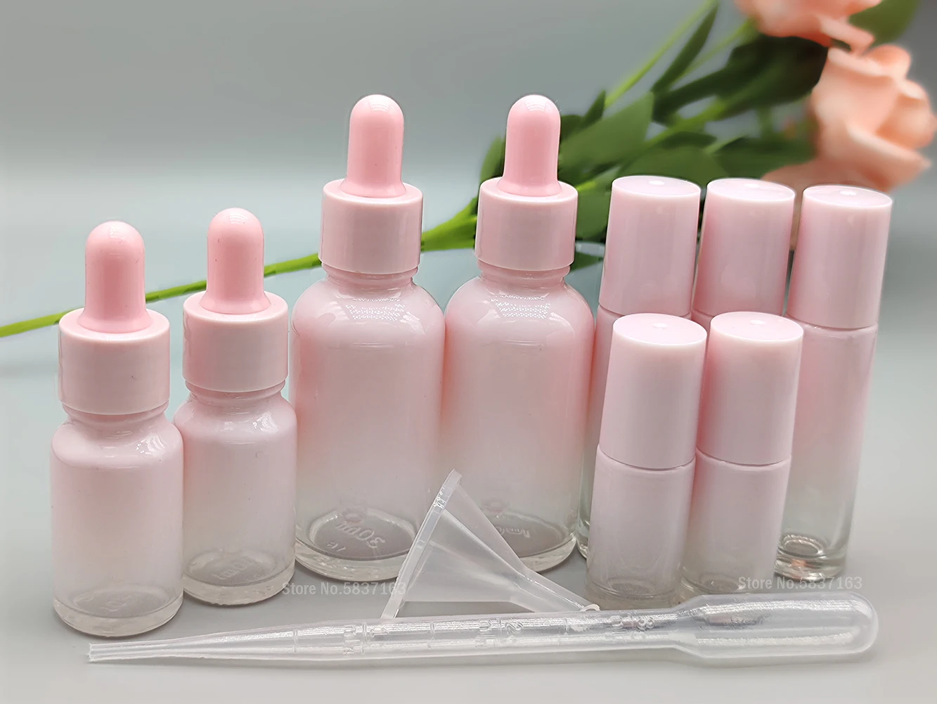 9 Упаковок 10 мл 30 стеклянная бутылка с пипеткой пустые роликовые бутылки для