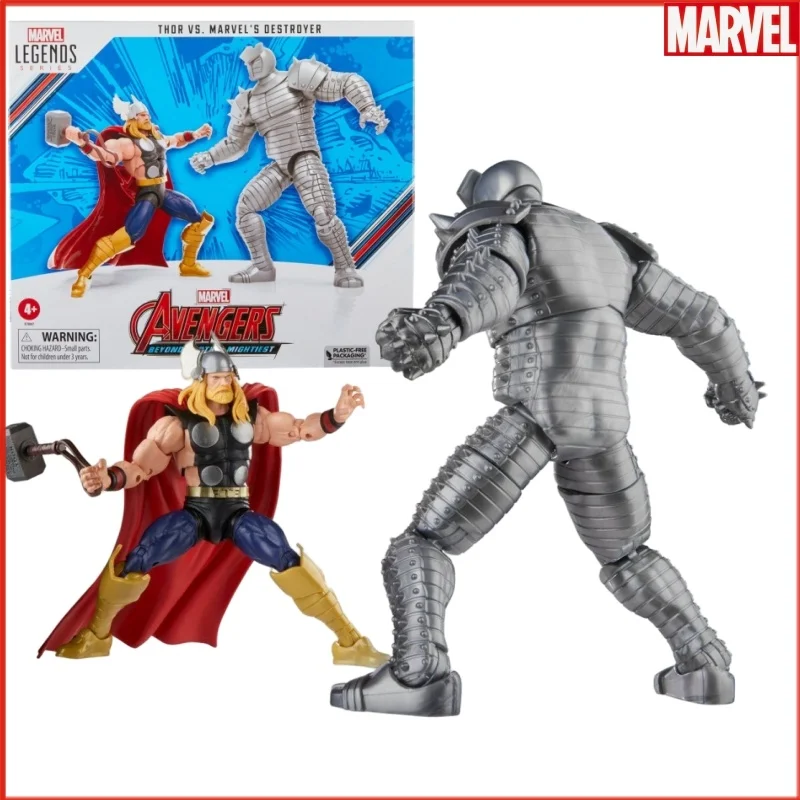 

In Stock Original Marvel Legends Thor Vs Marvel's Destroyer 60th Avengers Beyond Earth's Mightiest Action Figure Toys Gifts