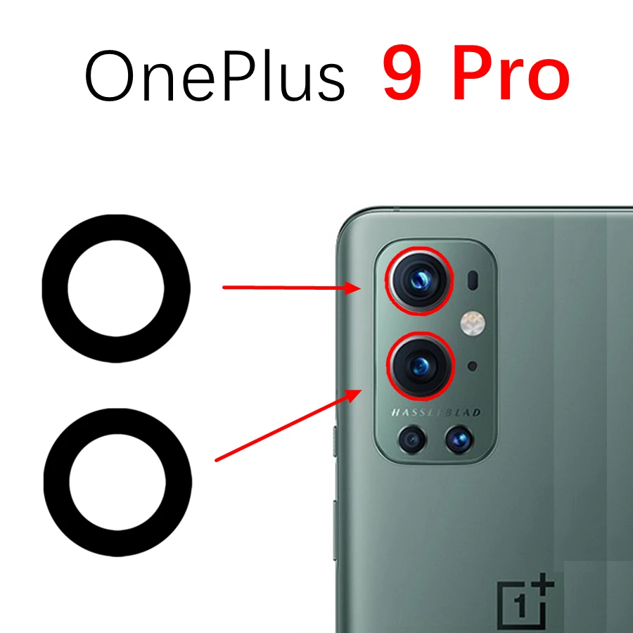 Стеклянный объектив задней камеры для OnePlus 3 5 5T 6 6T 7 7T 8 8T 9 Pro Nord N100 сменная